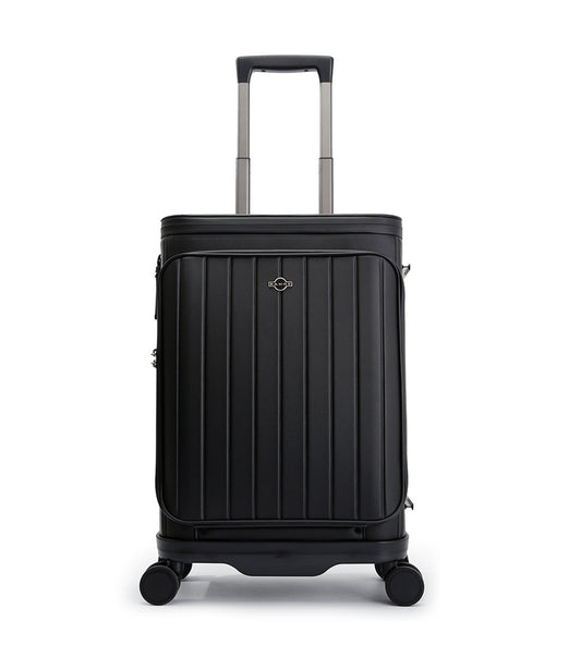 feilario 20in Luxury Hardshell Carry-On Luggage, Microfiber PC Spinner Wheels Airline-Approved Suitcase with TSA-Approved Lock for Effortless Travel