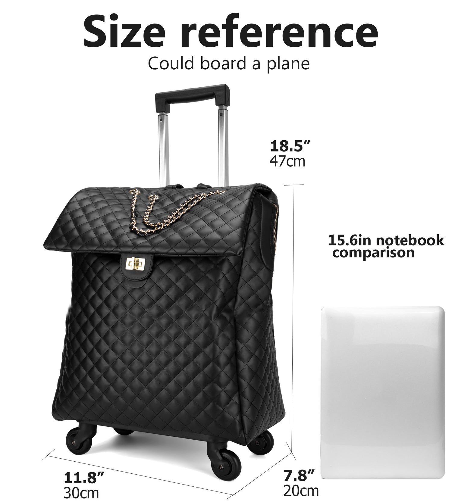 Embroidered Leather Underseat Duffel