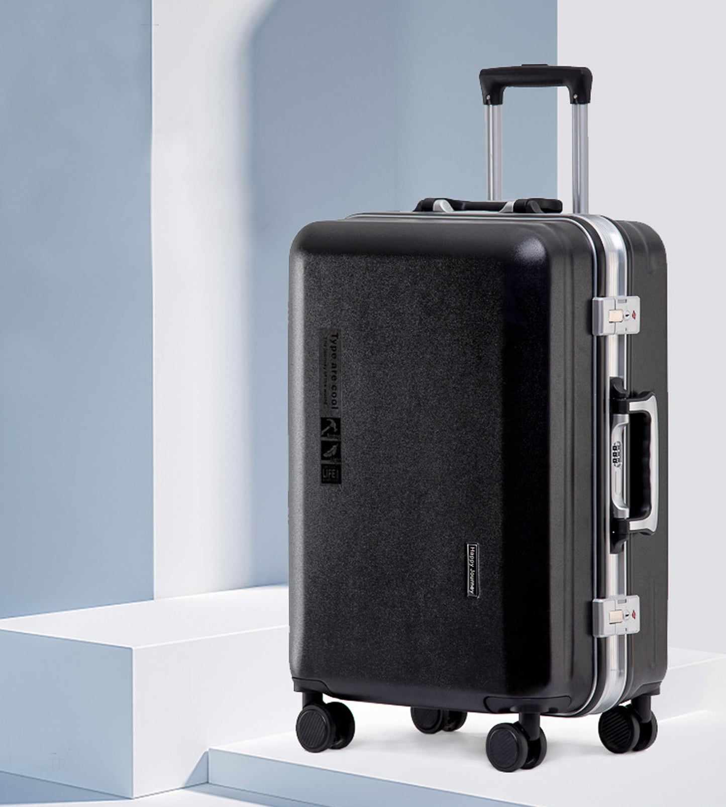 feilario 20in Aluminium Frame Luggage PC ABS Hardshell Luggage Spinner Wheels Carry on Suitcase with USB Port