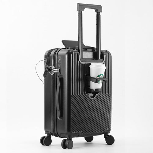 feilario Compact Travel Essential 20-Inch USB Charging Hard Shell Carry-On Luggage
