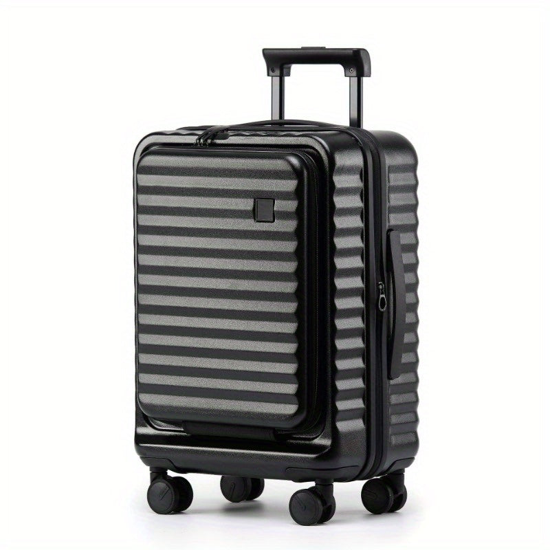20-Inch Lightweight Hard Shell Carry-On Luggage with Secure Password Lock and 360° Spinner Wheels