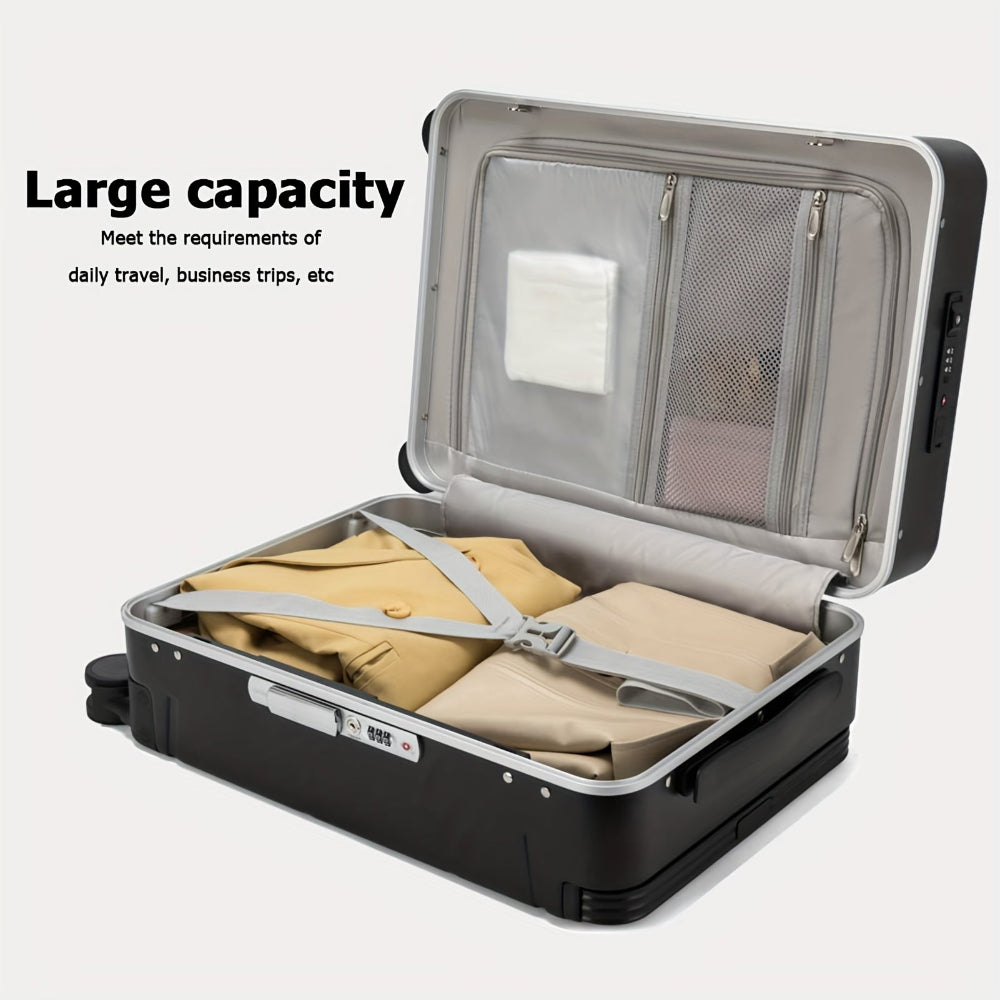 feilario 20-Inch Smart Travel Suitcase with 360° Spinner Wheels and Built-In TSA Lock