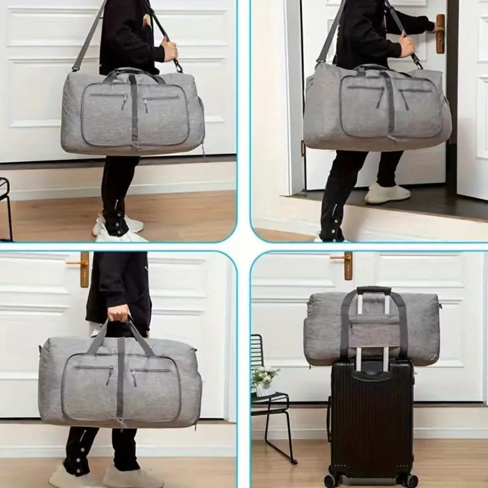 feilario Multi-Functional Travel Duffel Bag with Removable Shoulder Strap and Shoe Compartment