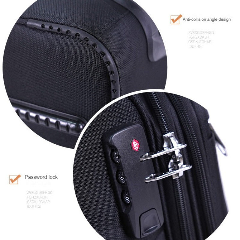 feilario 20-Inch Expandable Soft Shell Luggage with Secure Combination Lock