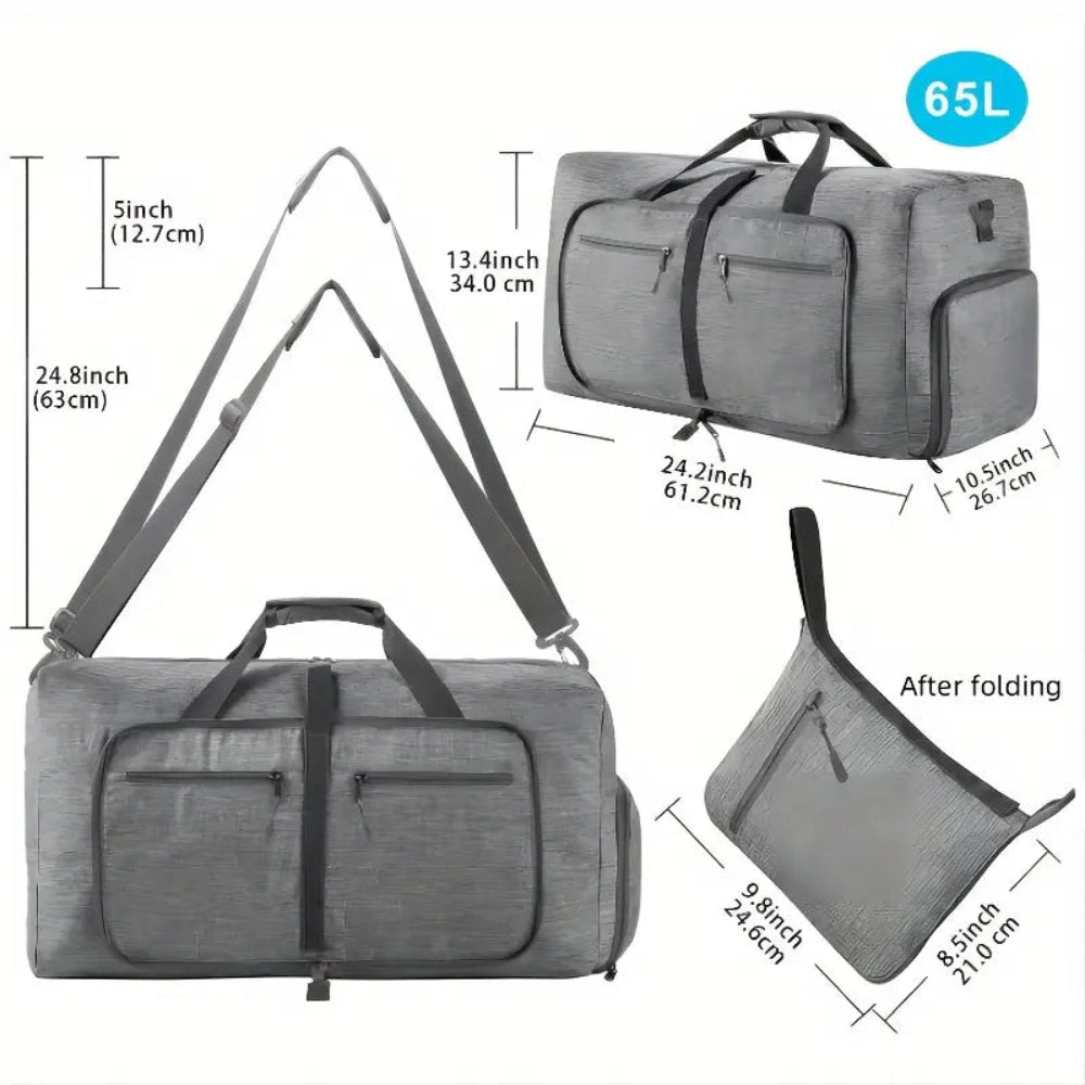 feilario Multi-Functional Travel Duffel Bag with Removable Shoulder Strap and Shoe Compartment