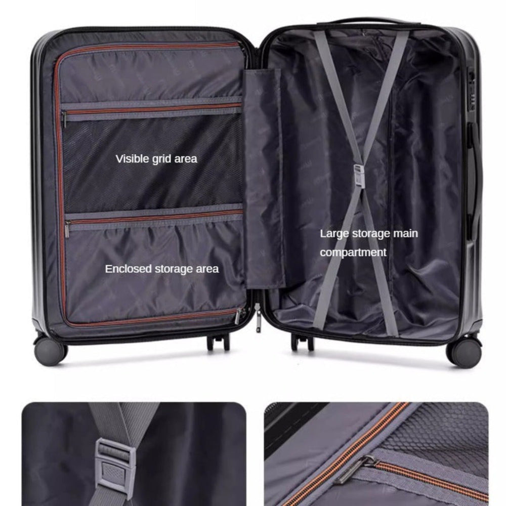 feilario 20-Inch Hard Shell Luggage with TSA Approved Lock and 360° Spinner Wheels - Travel Essential