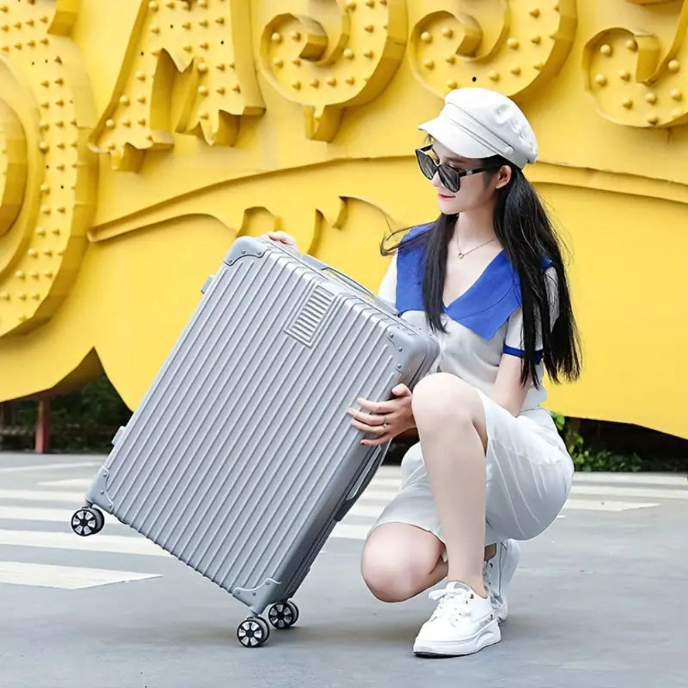feilario 20-Inch Lightweight Hard Shell Suitcase with 360° Spinner Wheels and TSA Approved Lock