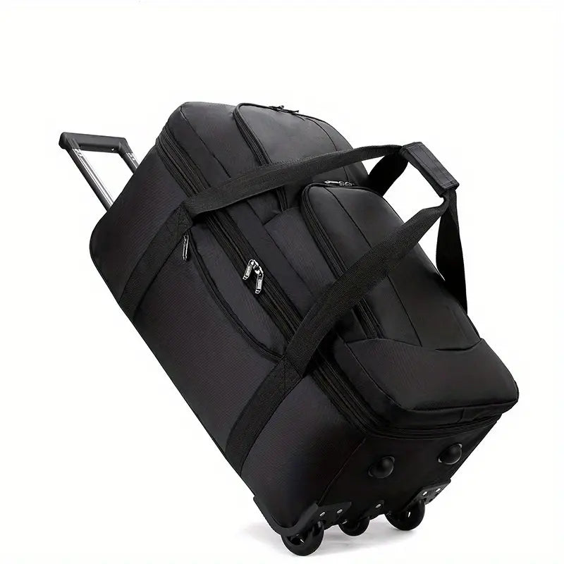 feilario Multi-Functional 2-in-1 Travel Bag with Detachable Backpack and Rolling Luggage Features