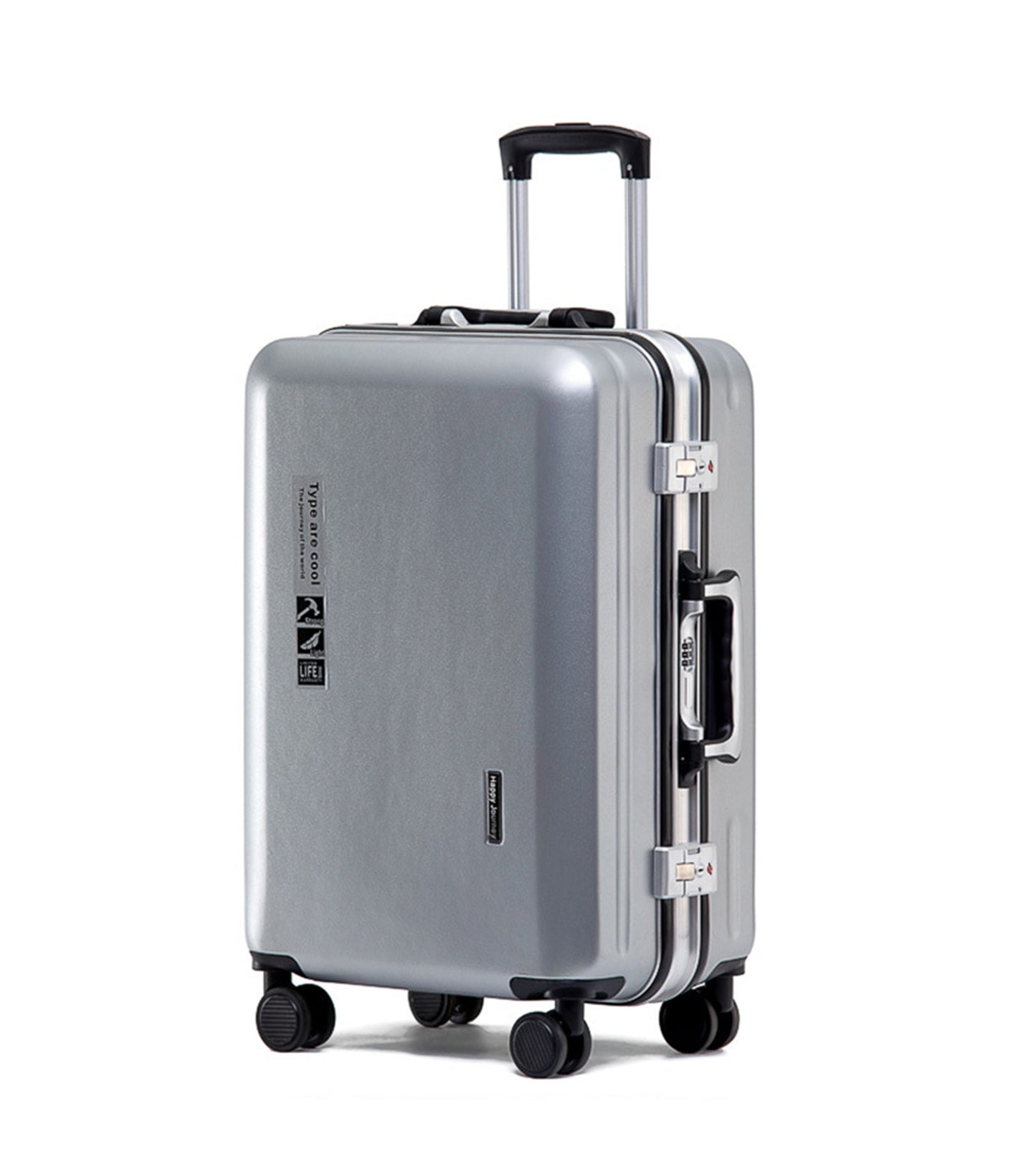 feilario 20in Aluminium Frame Luggage PC ABS Hardshell Luggage Spinner Wheels Carry on Suitcase with USB Port