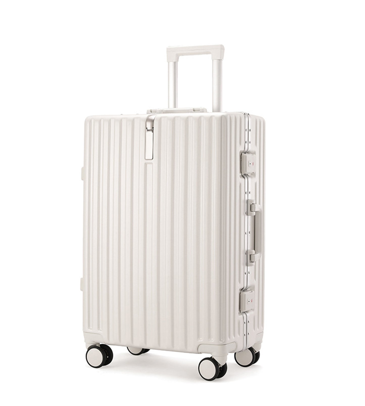 feilario 20in Aluminium Frame Hardside Spinner Wheel Luggage Airline Approved Carry On Suitcase with Hidden Hook