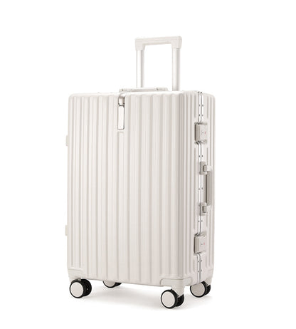 feilario 20in Aluminium Frame Hardside Spinner Wheel Luggage Airline Approved Carry On Suitcase with Hidden Hook