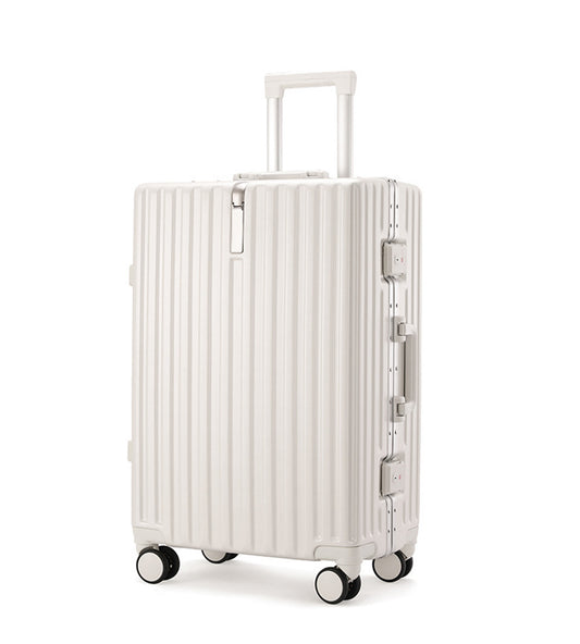 feilario 20in Aluminium Frame Hardside Spinner Wheel Luggage Airline Approved Carry On Suitcase with Hidden Hook