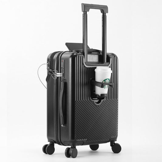 feilario Compact Travel Essential 20-Inch USB Charging Hard Shell Carry-On Luggage