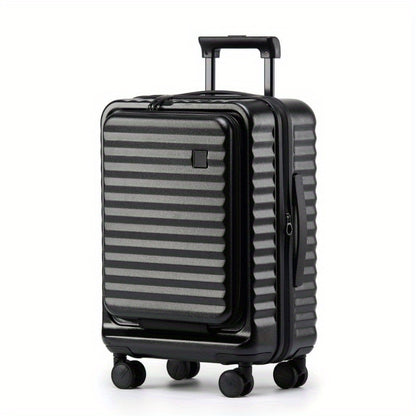 20-Inch Lightweight Hard Shell Carry-On Luggage with Secure Password Lock and 360° Spinner Wheels