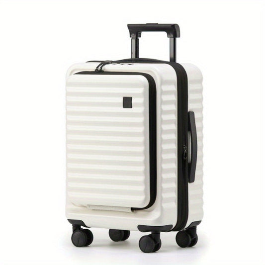 20-Inch Lightweight Hard Shell Carry-On Luggage with Secure Password Lock and 360° Spinner Wheels