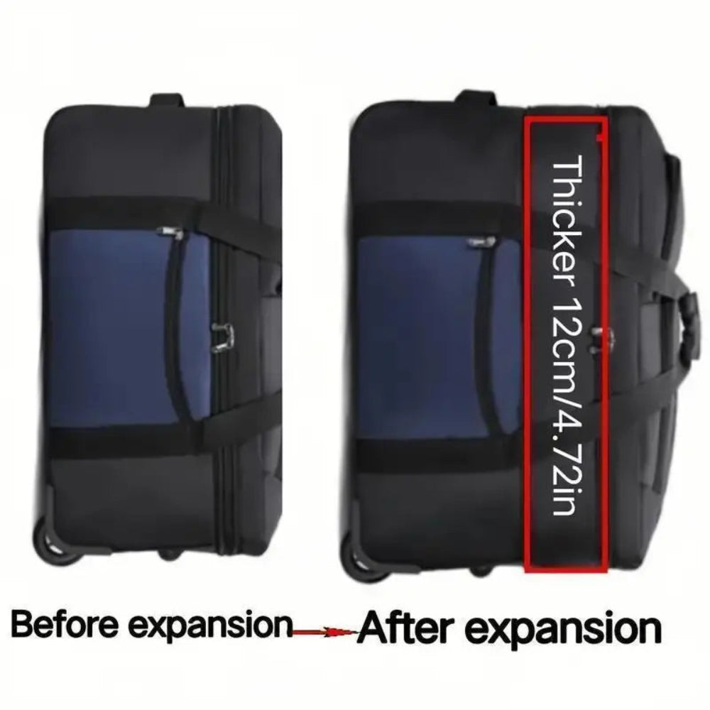 feilario Multi-Functional 2-in-1 Travel Bag with Detachable Backpack and Rolling Luggage Features
