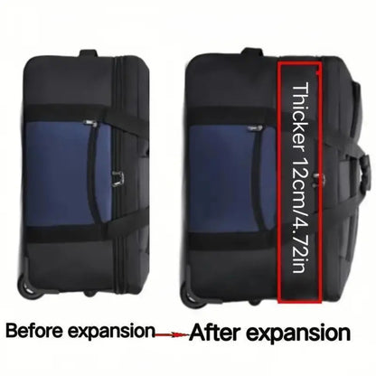 feilario Multi-Functional 2-in-1 Travel Bag with Detachable Backpack and Rolling Luggage Features