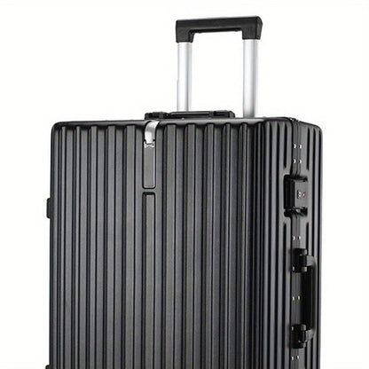 feilario Elegant Black Hard Shell Suitcase with 360° Spinner Wheels - Perfect for Business and Leisure Travel