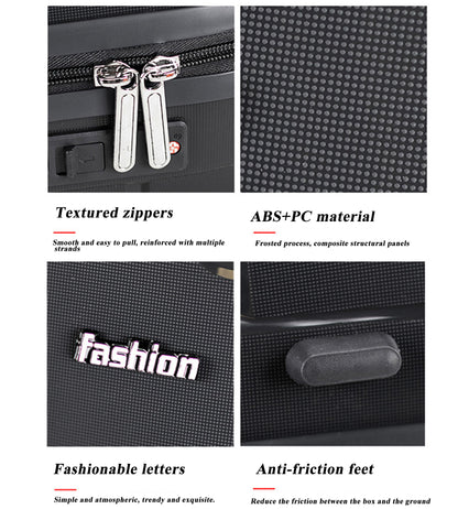 feilario 3Pcs PC Hardside Spinner Wheels Luggage Set Lightweight Zipper Luggage Suitcase 20in/24in/28in