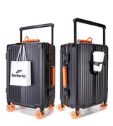 Aluminum Frame TSA Carry-On Spinner Luggage